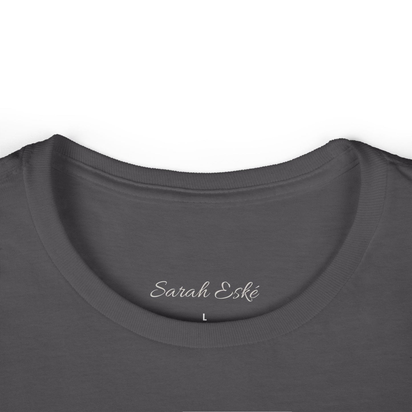 Sarah Eské - "Tenacious" Women's Softstyle Tee - Inspirational Gift, Casual Wear, Empowering Message Shirt, Motivational Top, Stylish Outfit