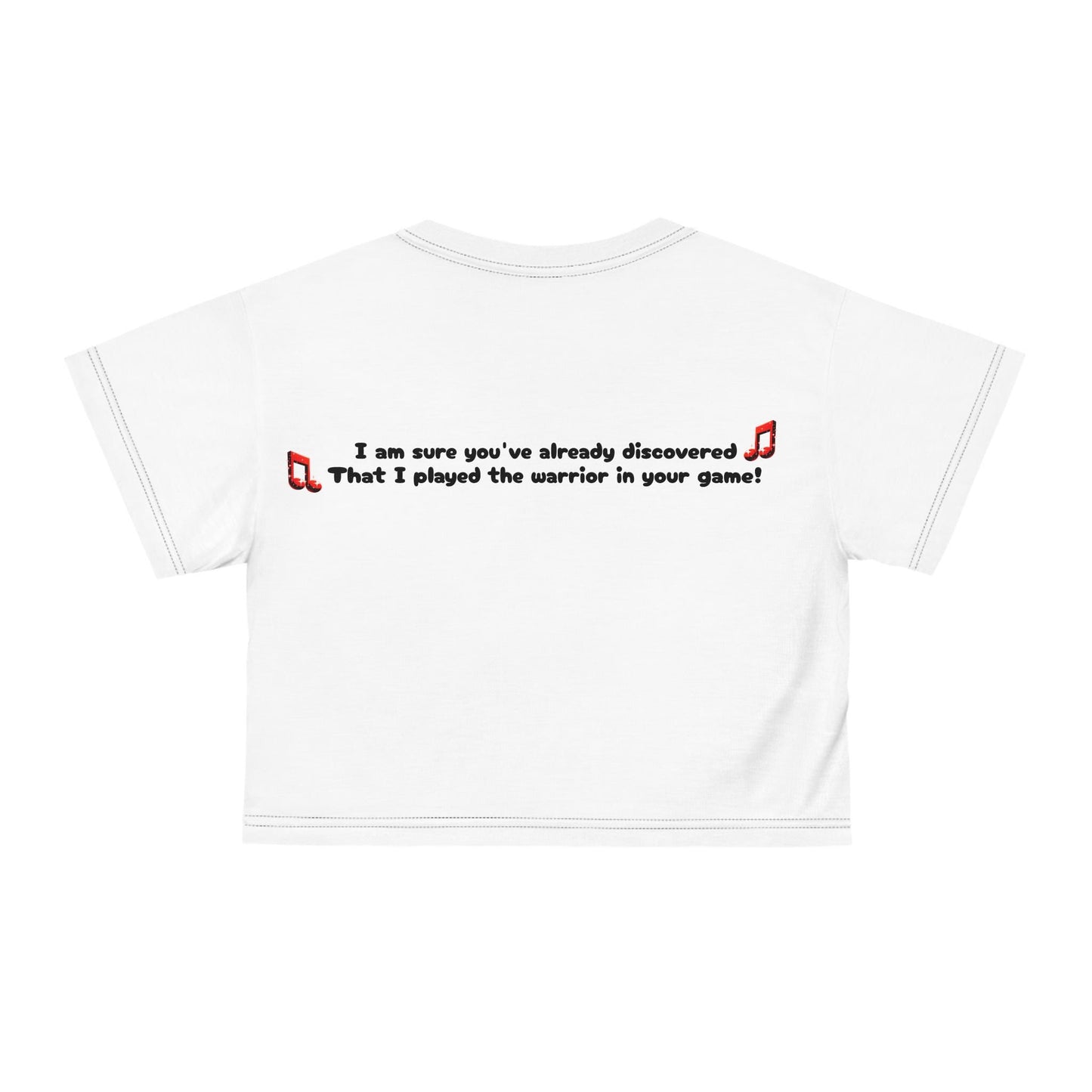 Point of No Return - Sarah Eské - Retro Graphic Crop Tee, Casual Streetwear, Summer Outfit, Gift for Trendsetters, Graphic Tee