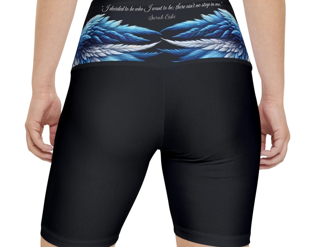 Finally Free - Women's Workout Shorts (AOP)