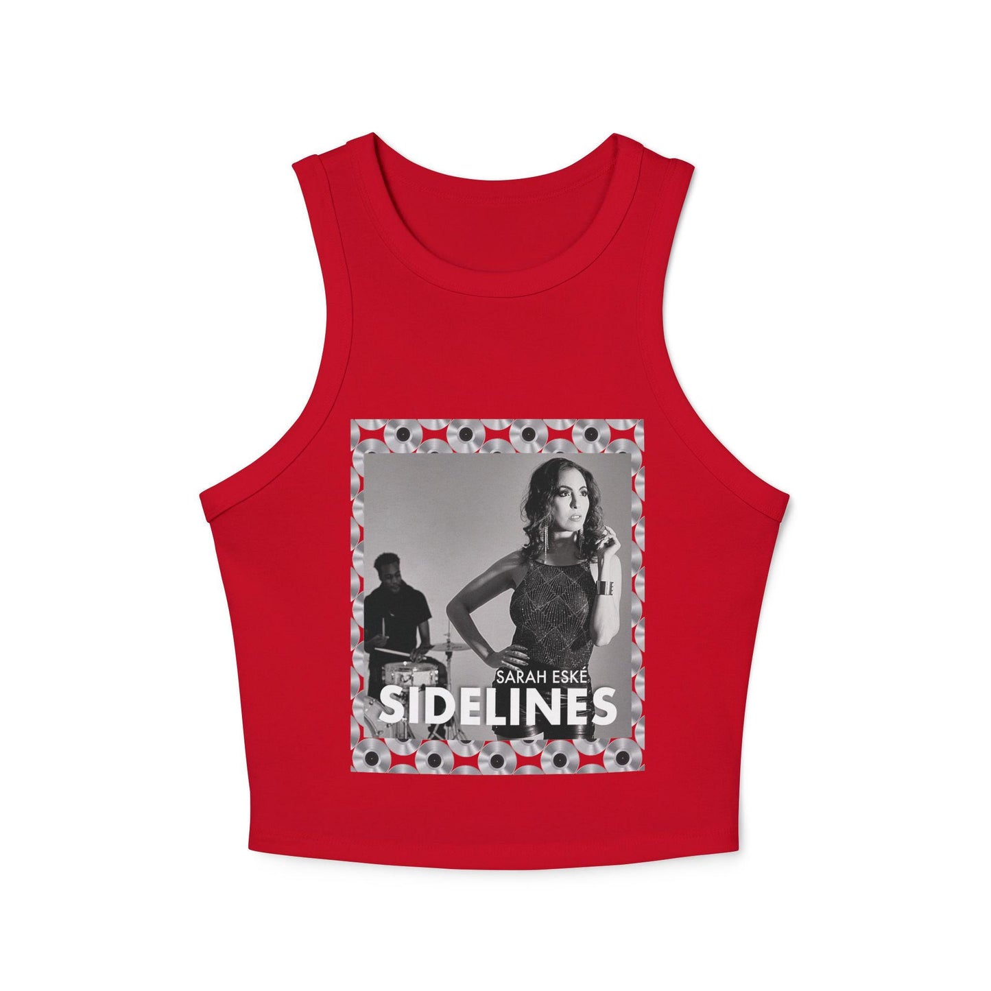 Sidelines - Sarah Eské - Women's Micro Rib Racer Tank Top