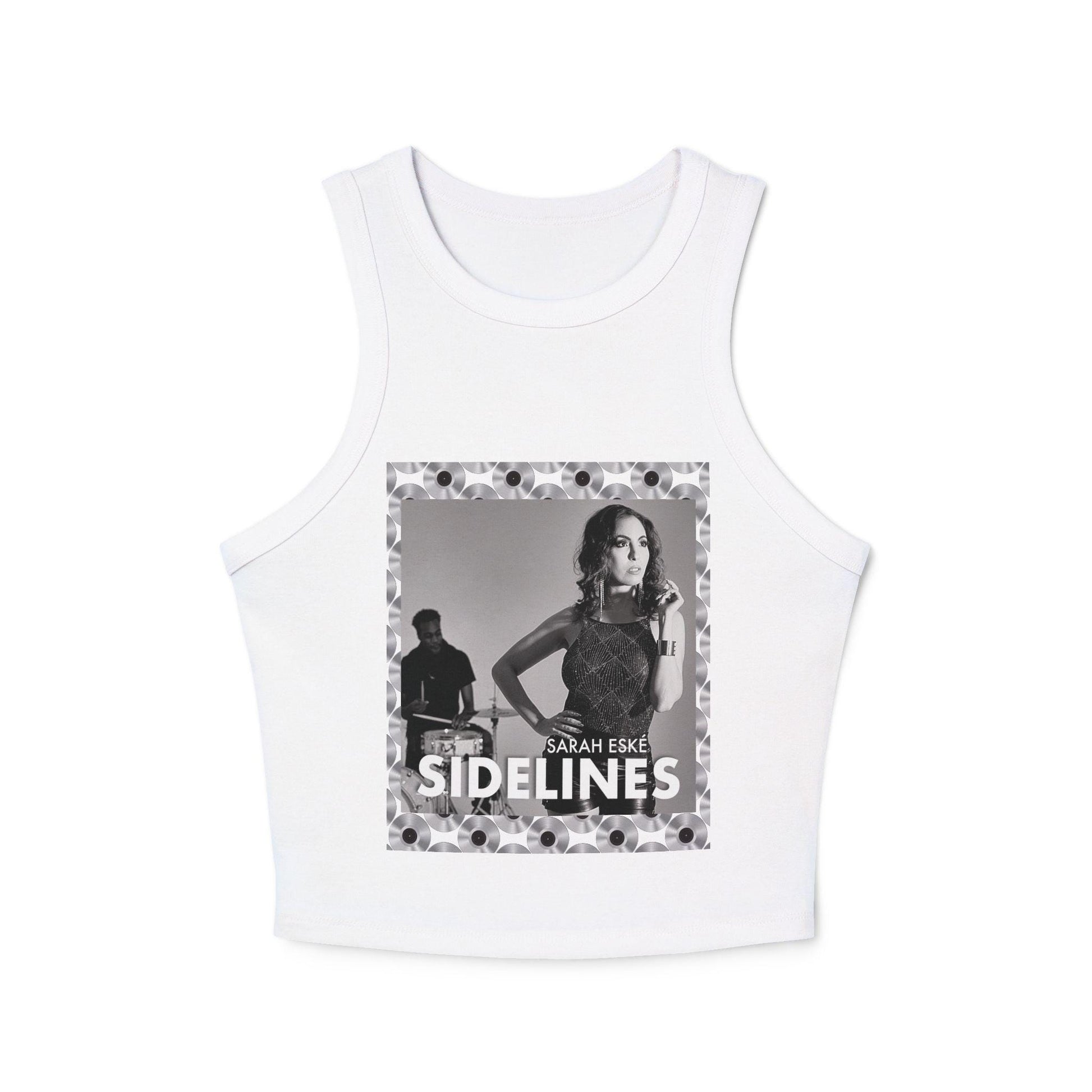 Sidelines - Sarah Eské - Women's Micro Rib Racer Tank Top