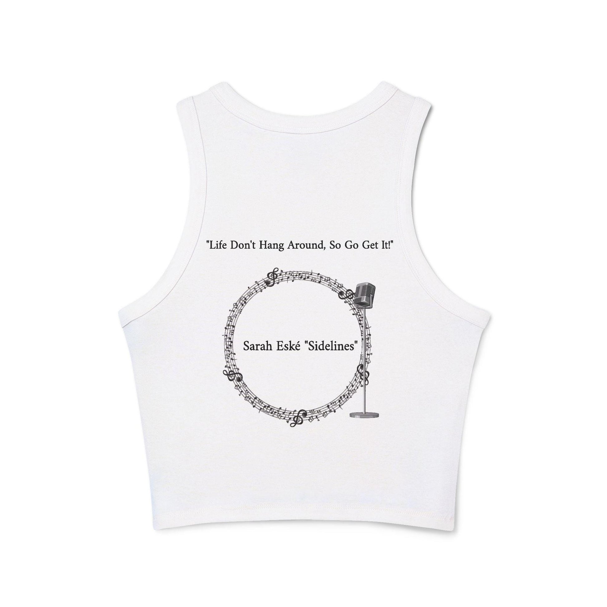 Sidelines - Sarah Eské - Women's Micro Rib Racer Tank Top
