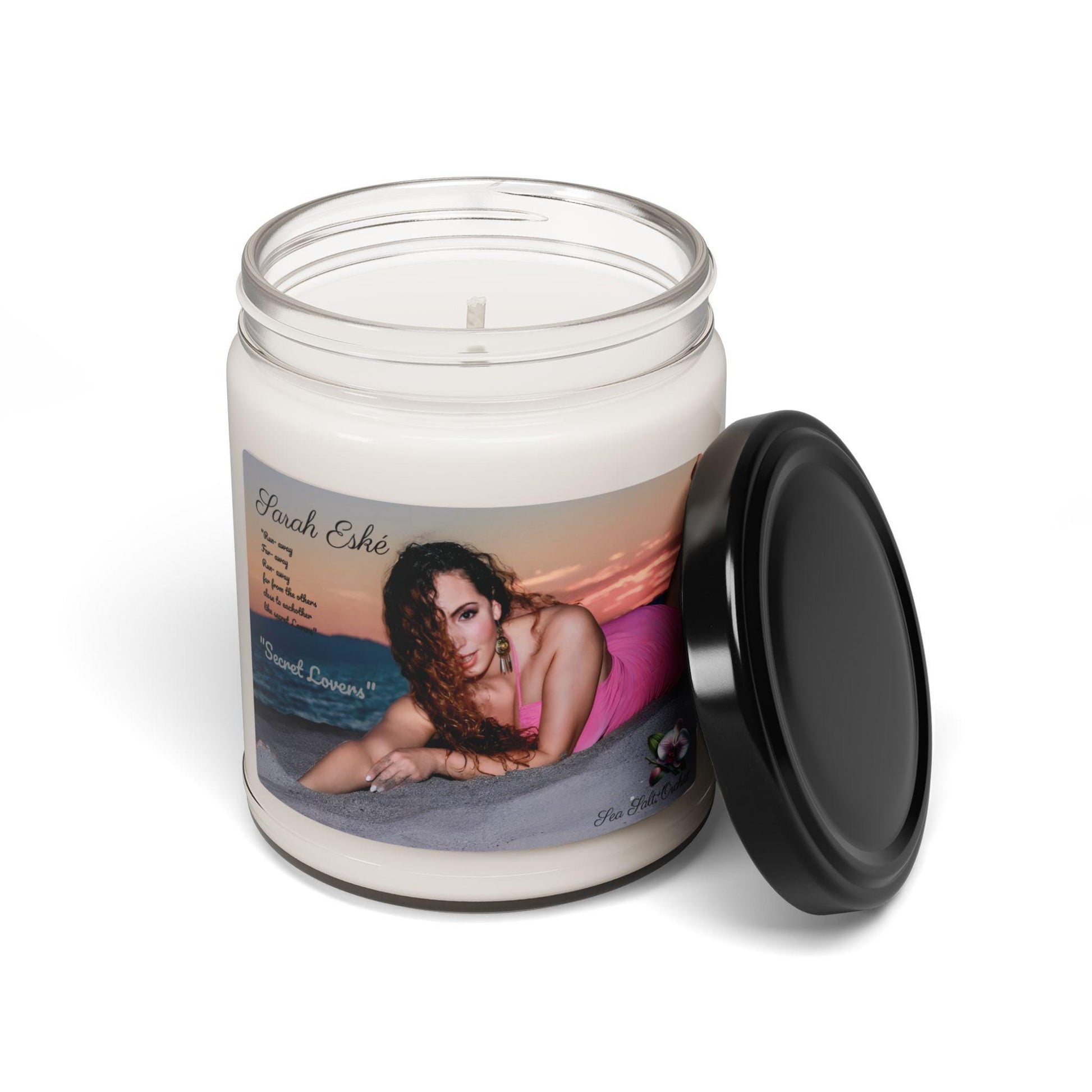 Secret Lovers - Sarah Eské - Sea Salt+Orchid Scented Soy Candle, 9oz