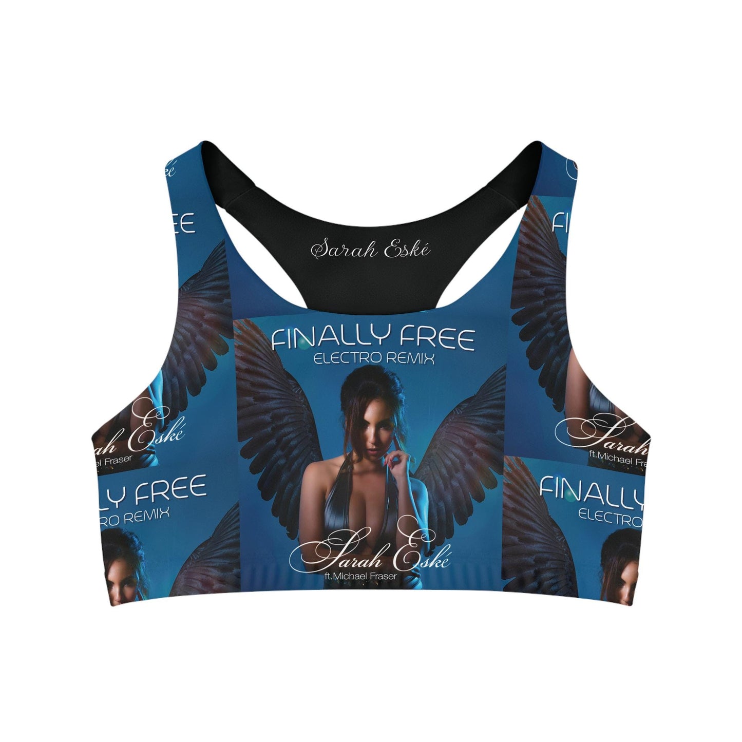 Finally Free - Sarah Eské - Seamless Sports Bra (AOP)