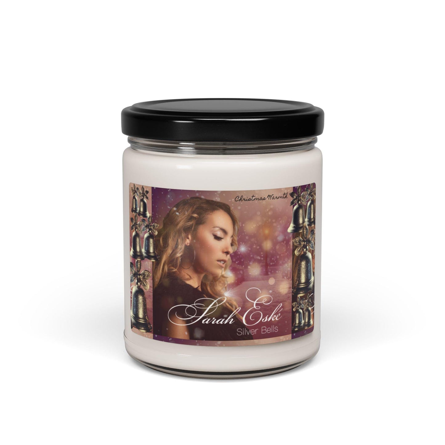 Silver Bells - Sarah Eské - Christmas Warmth Scented Soy Candle, 9oz