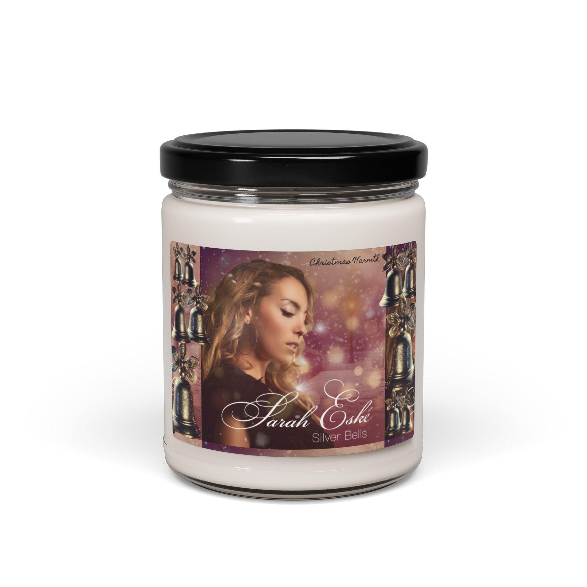 Silver Bells - Sarah Eské - Christmas Warmth Scented Soy Candle, 9oz