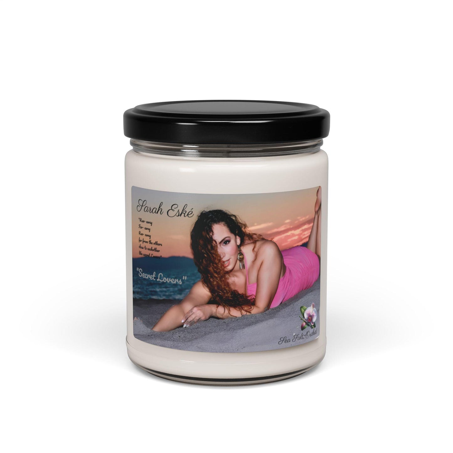 Secret Lovers - Sarah Eské - Sea Salt+Orchid Scented Soy Candle, 9oz