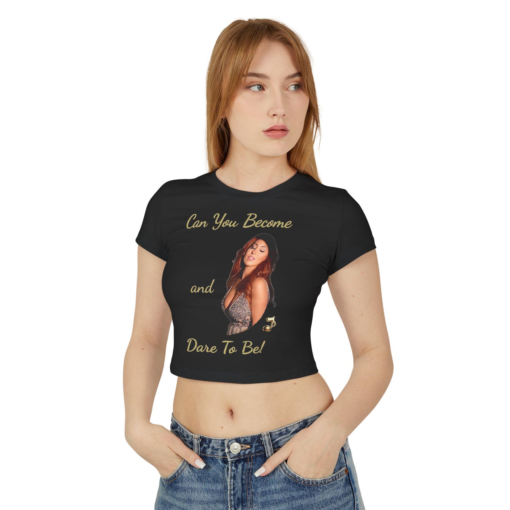 Sarah Eské - "Tenacious" Women's Soft style Tee with Stylish Inspirational Design, Cute Summer Top, Gift for Her, Crop Tee