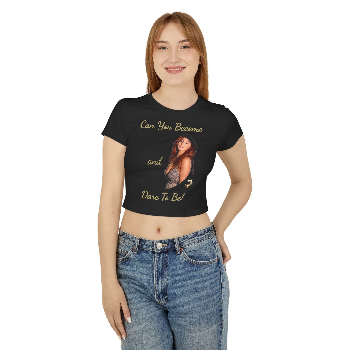 Sarah Eské - "Tenacious" Women's Soft style Tee with Stylish Inspirational Design, Cute Summer Top, Gift for Her, Crop Tee