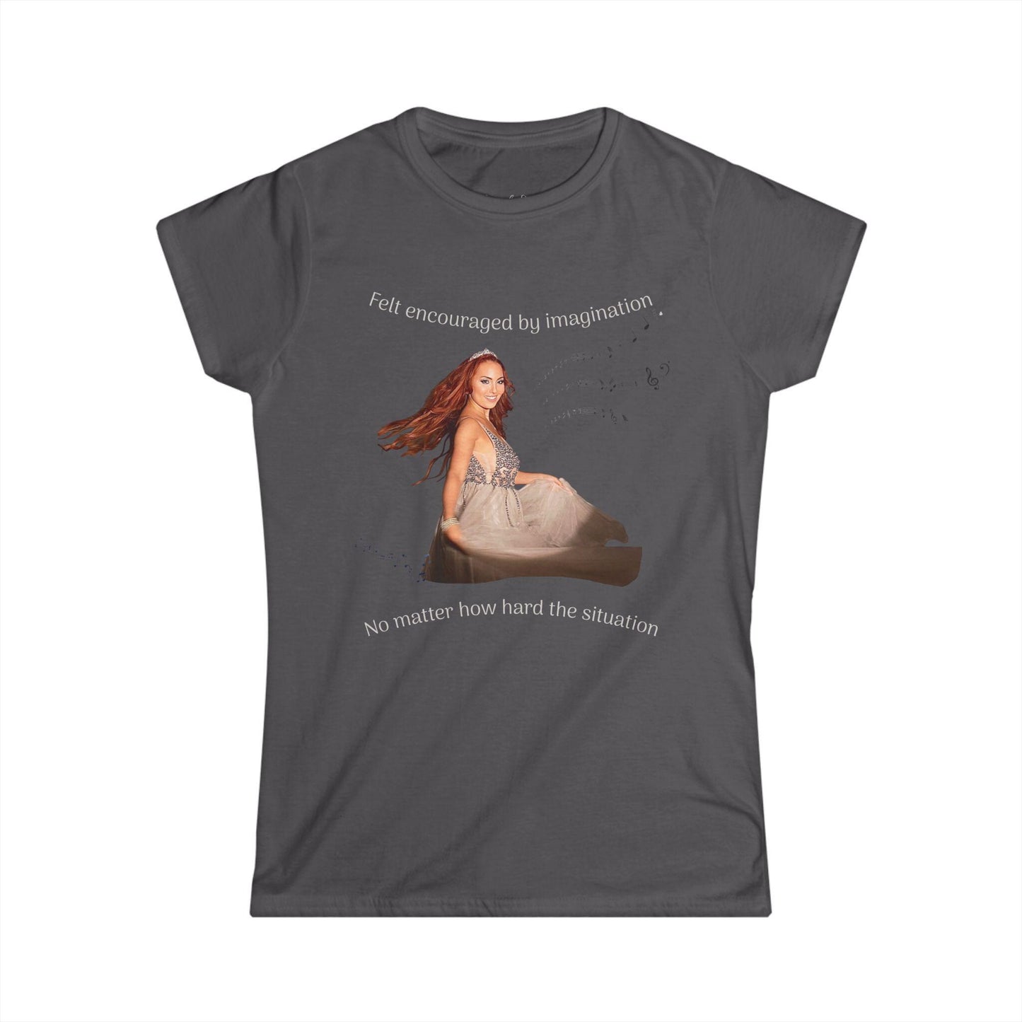 Sarah Eské - "Tenacious" Women's Softstyle Tee - Inspirational Gift, Casual Wear, Empowering Message Shirt, Motivational Top, Stylish Outfit