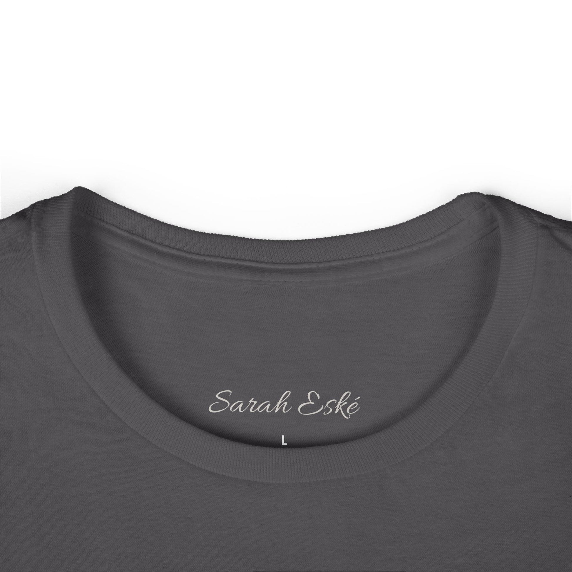 Sarah Eské - "Tenacious" Women's Softstyle Tee - Inspirational Gift, Casual Wear, Empowering Message Shirt, Motivational Top, Stylish Outfit